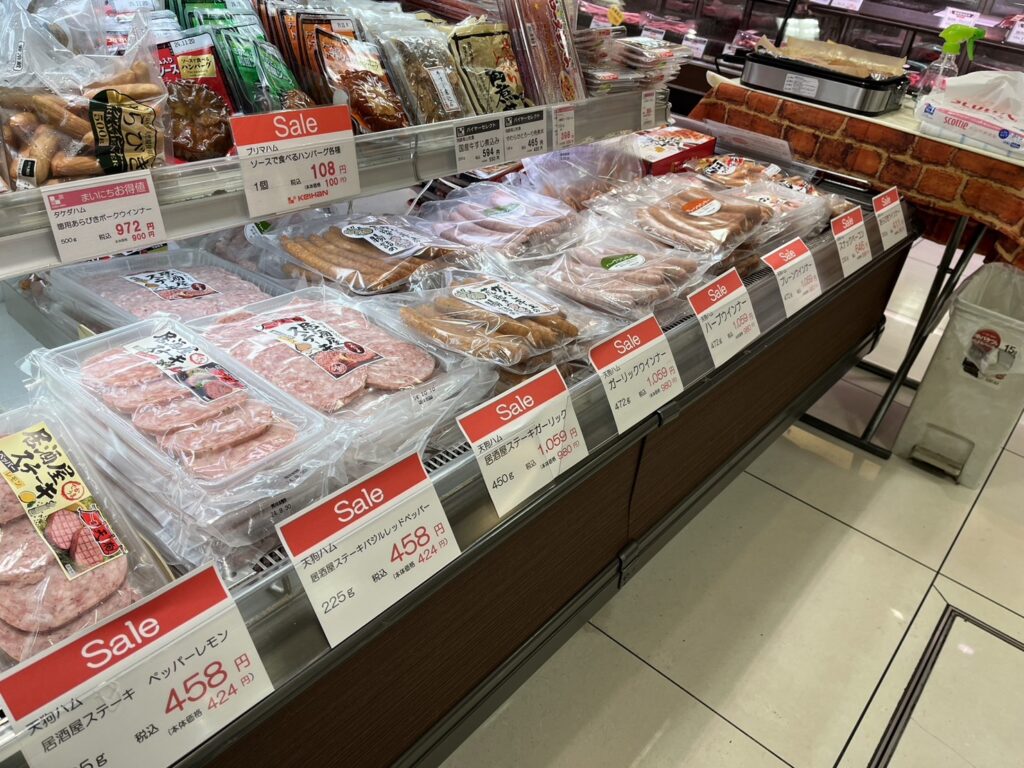 こだわりハムウィンナーの試食販売