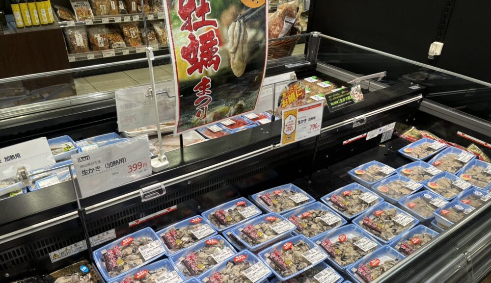 セールスプロモーション｜いかりスーパー牡蠣試食販売マネキン手配